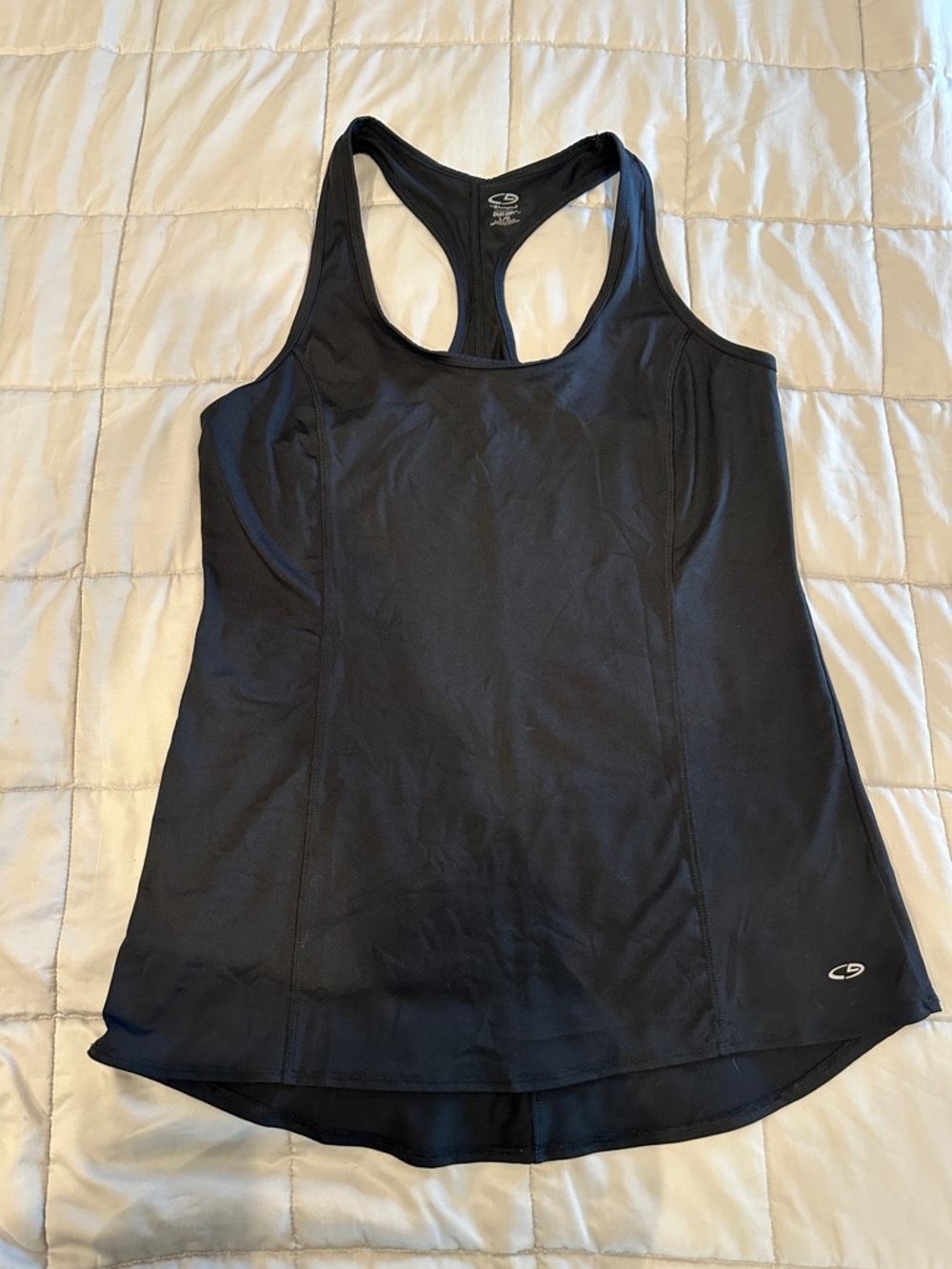 Champion Black Racerback Athletic Tank Top